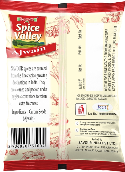 Savour Spice Valley Carom Seeds