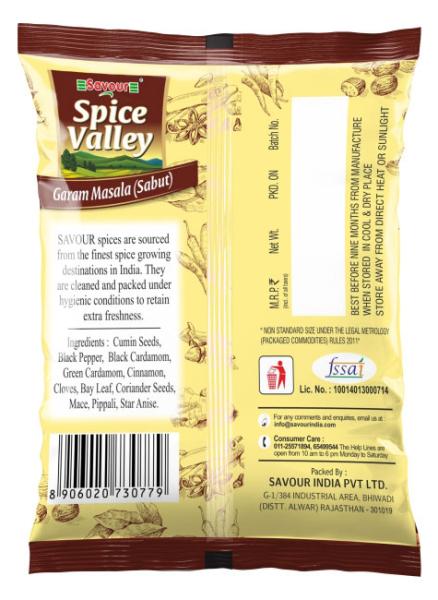 Savour Raw Garam Masala