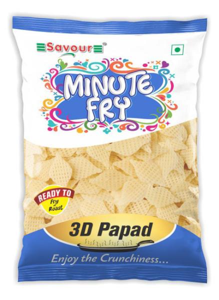 Savour Minute Fry 3D Papad